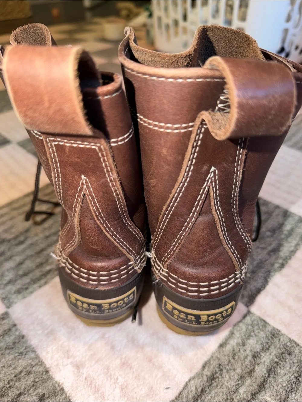 L.L. Bean Brown Waterproof Duck Boots